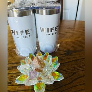 Tumbler Set. WIFEY WIFEY EST 2024.  New
